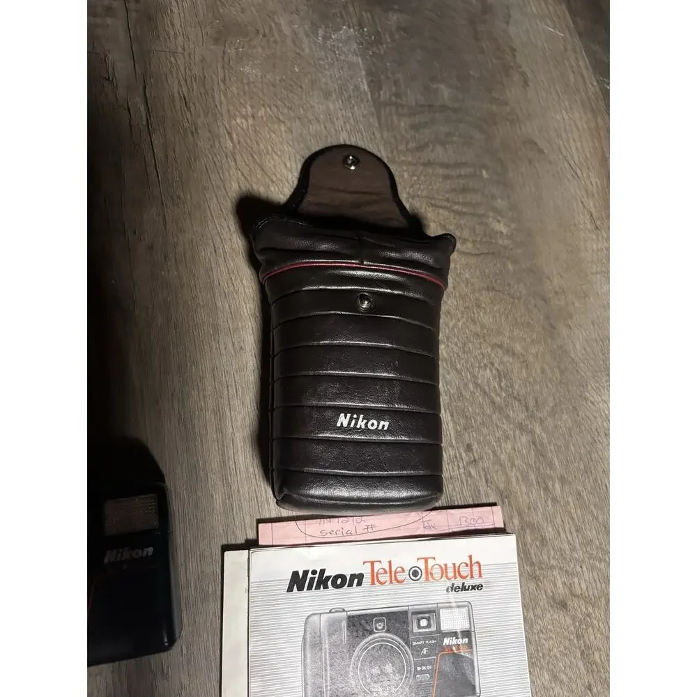 Nikon Tele Touch 300 AF Point & Shoot 35mm Film Camera 35-55mm Macro Lens